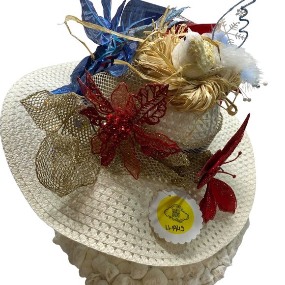 Handmade Union Jack Over the Top Derby Church Hat - Picture 10 of 10